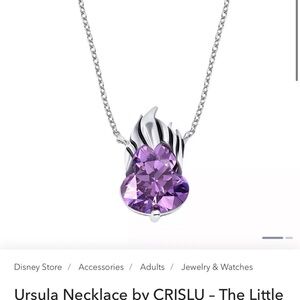 Ursula Necklace with Purple Heart Pendant